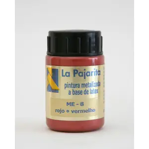 Barato Tempera La Pajarita Rojo Metalizado ME-08, 35 ml. **