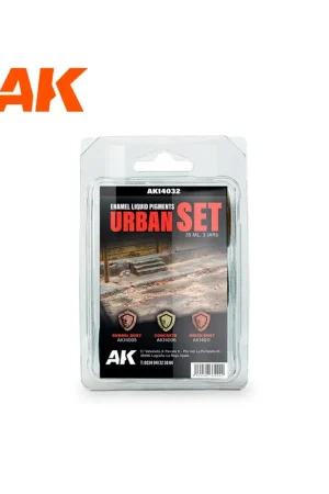 Auténtico URBAN SET – ENAMEL LIQUID PIGMENT – PIGMENTO LÍQUIDO