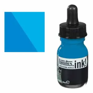 Económico Tinta Acrilica Liquitex Azul Ceruleo, 30 ml.