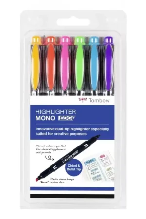 Set de 6 rotuladores Mono Edge Pago Seguro