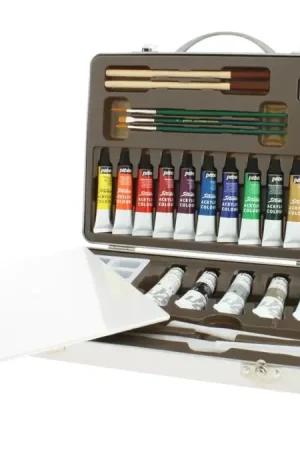 Estuche Metálico 17 Tubos Acrílicos Studio Pebeo Envío Exprés