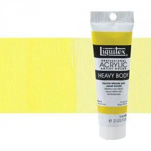 Económico Acrilico Liquitex Verde Amarillo Ftalo Heavy Body, 59 ml.