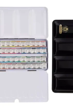 Caja de metal 48 medios godets de acuarela Horadam Schmincke Edición Limitada