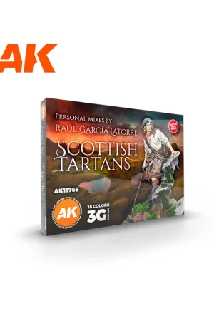 SIGNATURE SET – RAÚL GARCÍA LATORRE – SCOTTISH TARTANS PAINT SET Precio Bajo