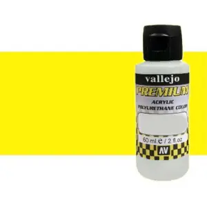 Premium acrilico Vallejo Amarillo fluo 60 ml. Compra Ahora