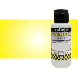 Mejor Calidad Premium acrilico Vallejo Amarillo transparente 60 ml.