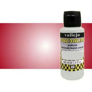 Oferta Limitada Premium acrilico Vallejo Rojo transparente 60 ml.