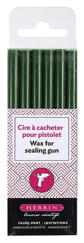 Set de 6 barras de lacre Verde oscuro Herbin Oferta Especial
