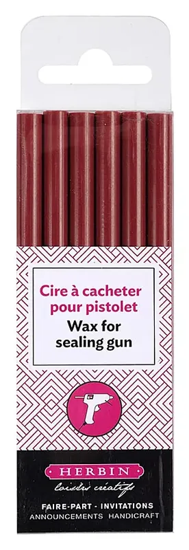 Precio De Oferta Set de 6 barras de lacre Cereza Herbin