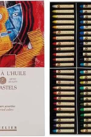 Caja 72 pasteles al óleo Sennelier Popular