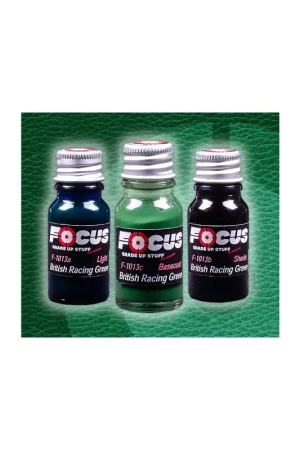 British Racing Green Leather Focus Paint Set F-1013 Entrega Rápida