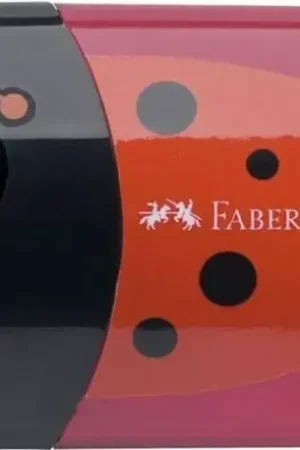 Directo De Fábrica Sacapuntas doble con depósito Mariquita Faber-Castell