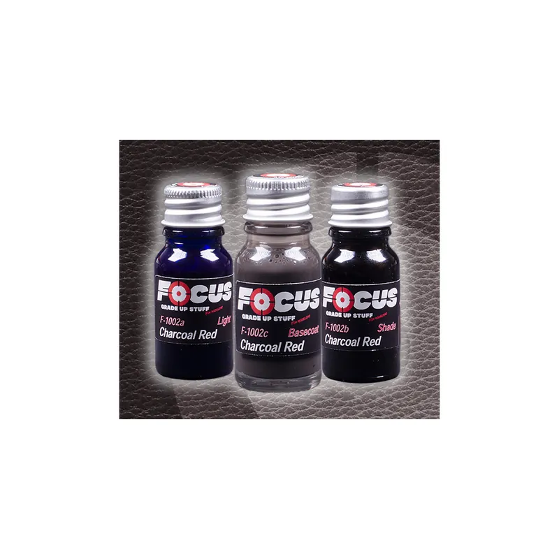 Charcoal Red Leather Focus Paint Set F-1002 Liquidación