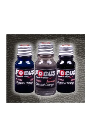 Charcoal Orange Leather Focus Paint Set F-1005 Más Vendido