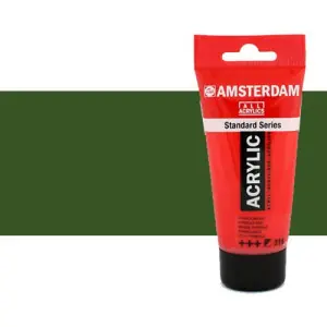 Última Versión Acrílico Amsterdam n. 622 color verde oliva oscuro (250 ml)