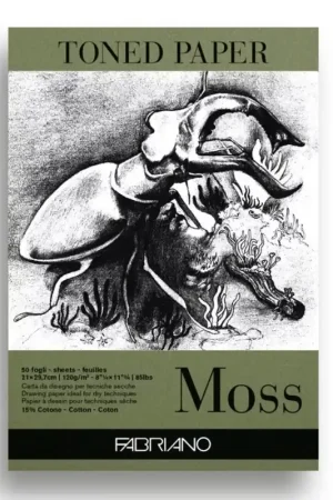 Bloc Toned Paper Moss A4 120g/m² Fabriano Ordenar Ahora Mismo