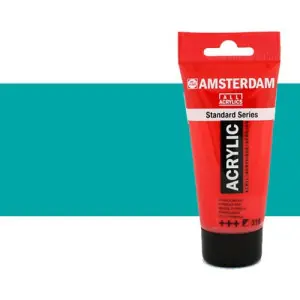 Acrílico Amsterdam n. 661 color verde turquesa (250 ml) Marca Reconocida