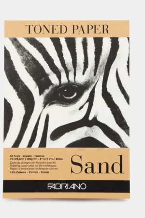 Bloc Toned Paper Sand A4 120g/m² Fabriano Edición Limitada