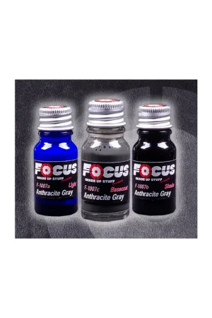 Última Oportunidad Anthracite Gray Alcantara Focus Paint Set F-1007