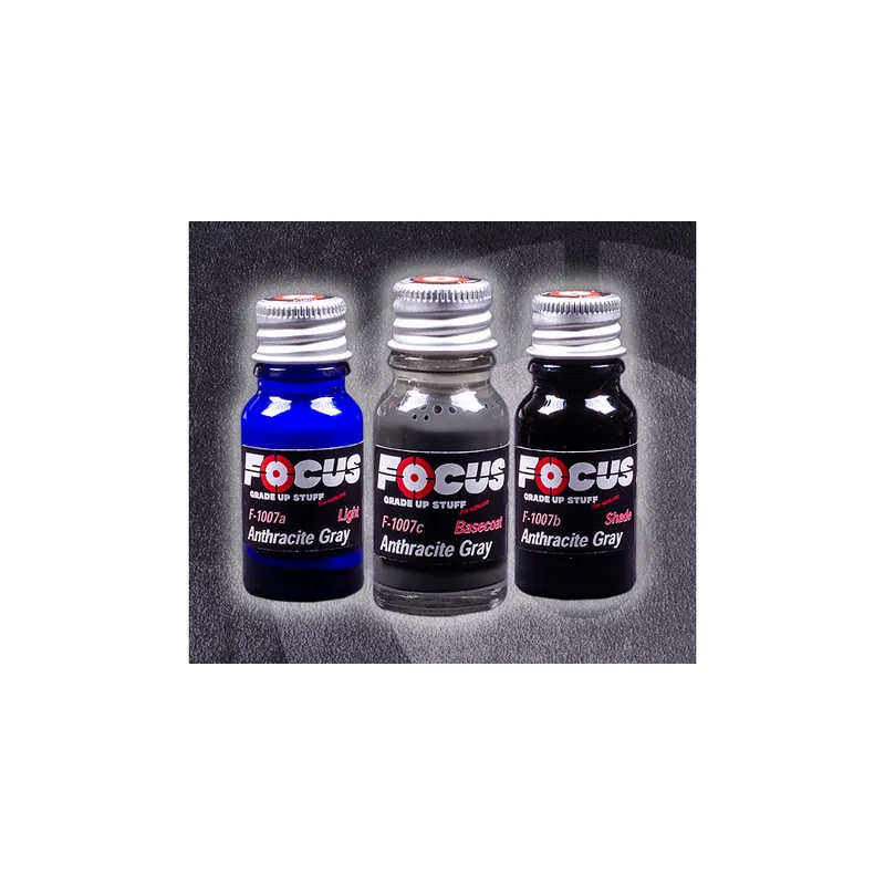 Última Oportunidad Anthracite Gray Alcantara Focus Paint Set F-1007