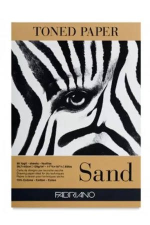 Precio Económico Bloc Toned Paper Sand A3 120g/m² Fabriano