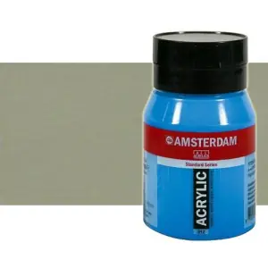 Acrílico Amsterdam n. 800 color plata (500 ml) Garantía Incluida