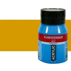 Acrílico Amsterdam n. 227 color ocre amarillo (500 ml) Última Versión