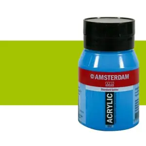 Acrílico Amsterdam n. 243 color amarillo verdoso (500 ml) De Moda