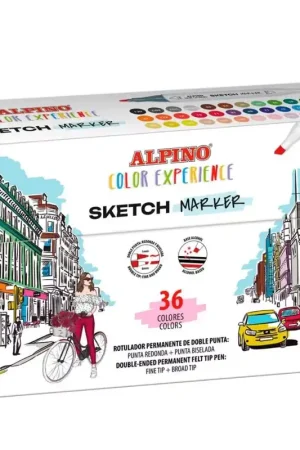 Mejor Precio Set de 36 rotuladores Sketch Marker Color Experience Alpino