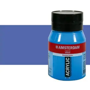 Exclusivo Acrílico Amsterdam n. 519 color azul ultramar violeta claro (500 ml)