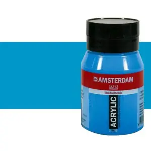 Envío Inmediato Acrílico Amsterdam n. 572 color cyan primario (500 ml)