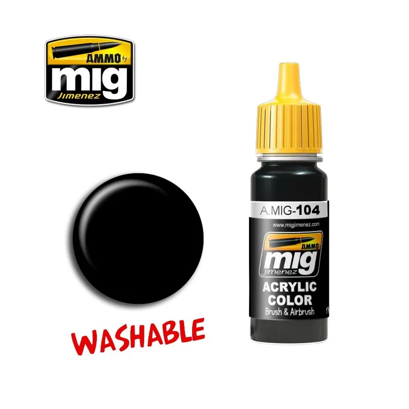 NEGRO LAVABLE Marca Reconocida