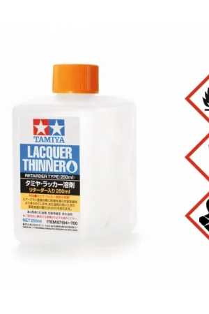 Nueva Colección DISOLVENTE PARA LACAS CON RETARDANTE 250 ML.