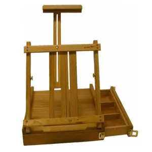 Caja de madera con atril (38x40x10 cm) Profesional