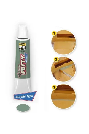 ARMING PUTTY. ACRYLIC TYPE Marca Reconocida