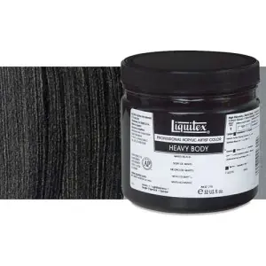 Más Vendido Acrílico Liquitex Heavy Body color negro marfil (473 ml)