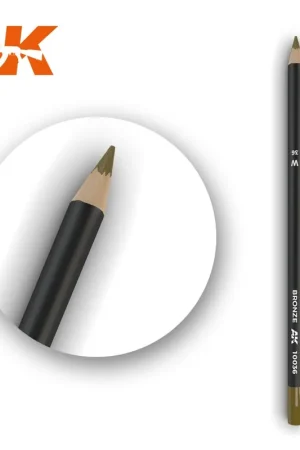 Watercolor Pencil Bronze Original