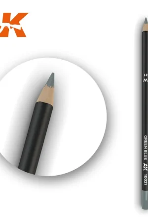 Watercolor Pencil Green Blue Profesional