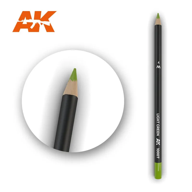 Envío Inmediato Watercolor Pencil Light Green