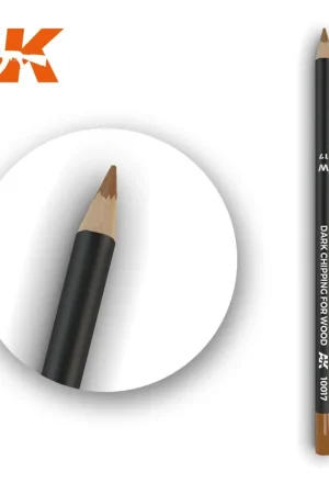 Watercolor Pencil Dark Chipping for wood Solo Hoy