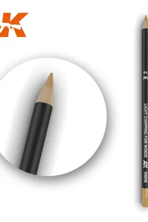 Lujoso Watercolor Pencil Light Chipping for wood