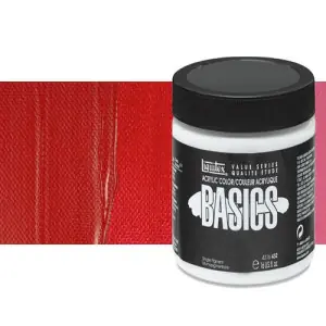 Acrílico Liquitex Basics color tono rojo cadmio oscuro (946 ml) De Moda
