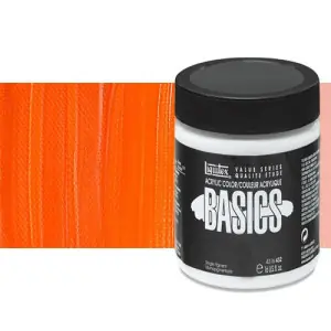 Máxima Calidad Acrílico Liquitex Basics color naranja cadmio (946 ml)