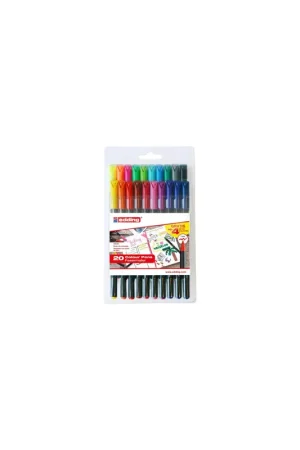 PACK CON 16 ROTULADORES ESTÁNDAR + 4 ROTULADORES PASTEL S/C 1200 EDING E1200-20-BTS Oferta Especial