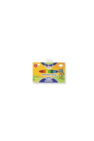 PLASTILINA 12 COLORES BARRITAS 12,5 GRS UD BISMARK 327751 Oferta De Temporada
