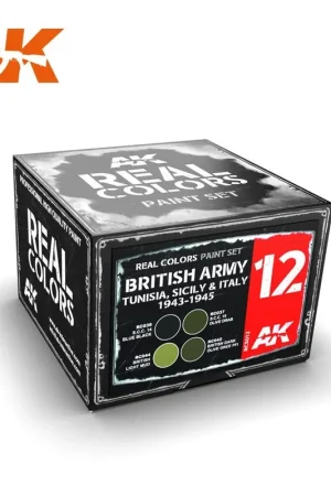 Ordena Ya BRISTISH ARMY TUNISIA,SICILY & ITALY 1942-1943 SET