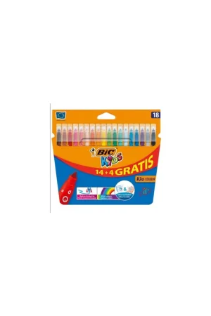 Barato ESTUCHE ROTULADORES FORMATO ESPECIAL 18 UDS KID COULEUR BIC 9375092