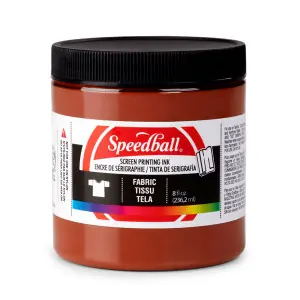 Tinta serigrafia al agua Marron 236 ml. Speedball Alta Calidad
