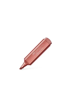 MARCADOR TEXTLINER "METÁLICO" COLOR: ROJO FABER CASTELL 154673 Tendencia