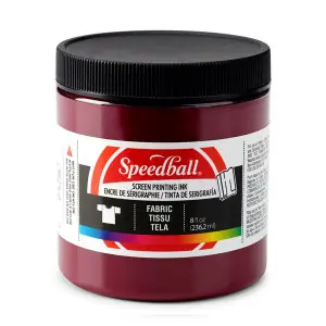Tinta serigrafia al agua Burdeos 236 ml. Speedball Lujoso